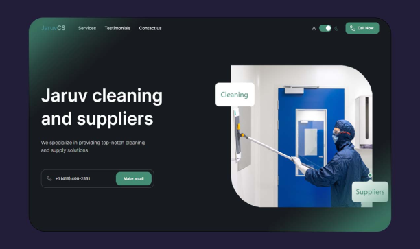 We are delighted to present the Jaruv Cleaning and Suppliers Website, a project that exemplifies our commitment to delivering seamless digital solutions in the cleaning and supplies industry. Bnovas Labs collaborated closely with Jaruv Cleaning and Suppliers to develop an intuitive and informative website that showcases their comprehensive cleaning services and range of products.